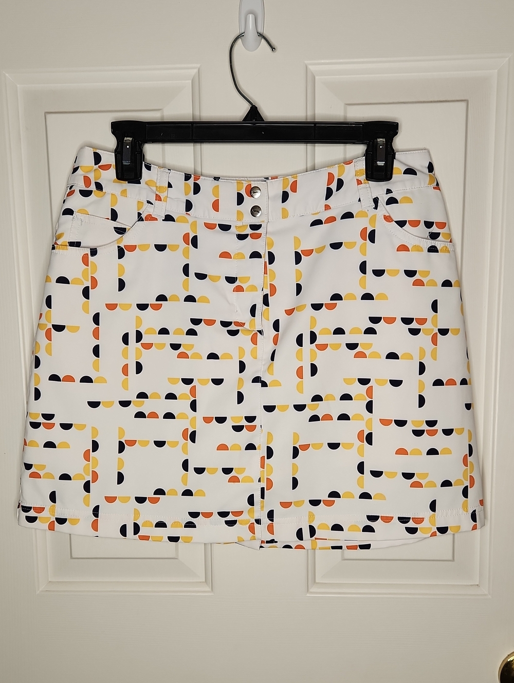 Slazenger White Semi-Circle Skort Size 6